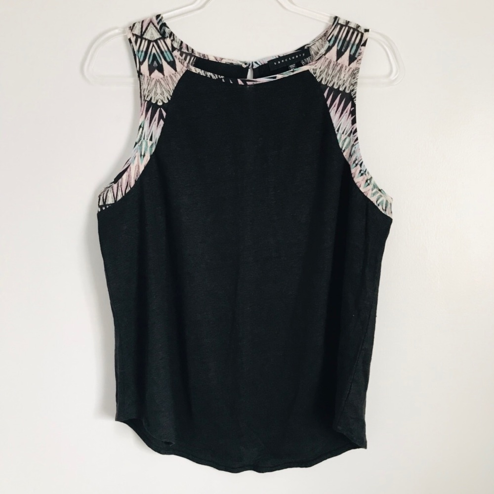 ANTHROPOLOGIE | Sanctuary | Linen - Black & Pastel